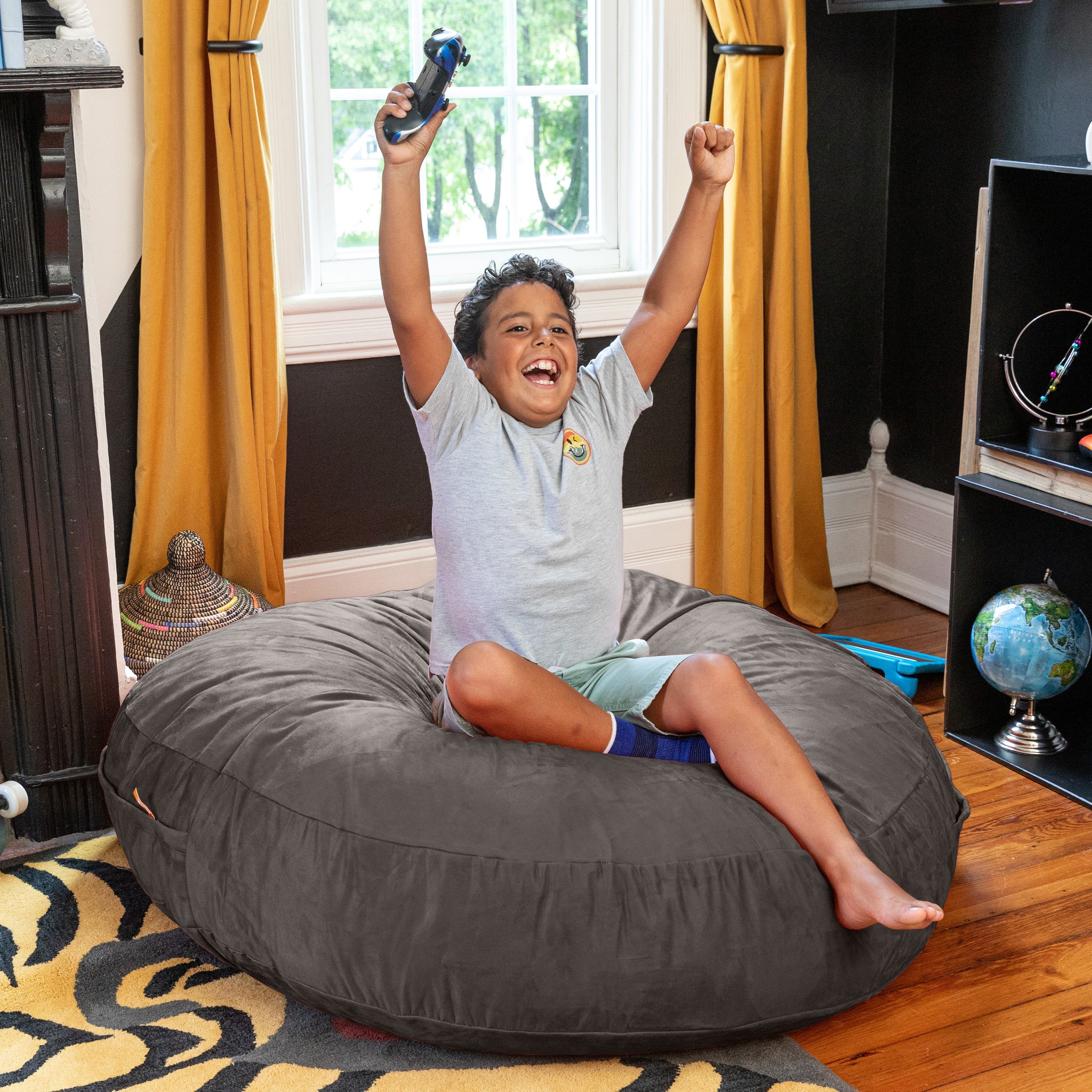 Cocoon 4ft Kids Bean Bag Lounger - Foam Fill – Jaxx Living