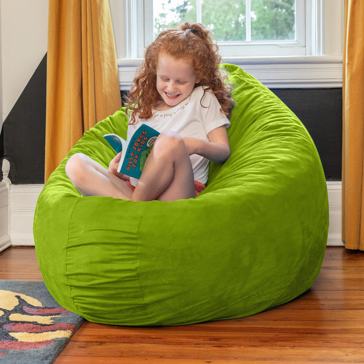 Cocoon 4 in Lime Microsuede