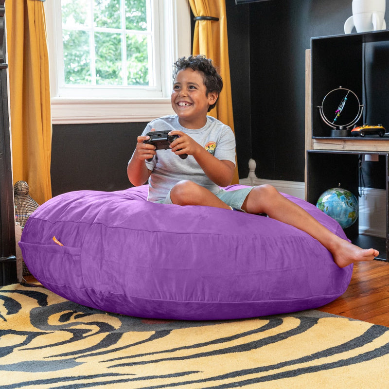 Cocoon 4 in Purple Microsuede