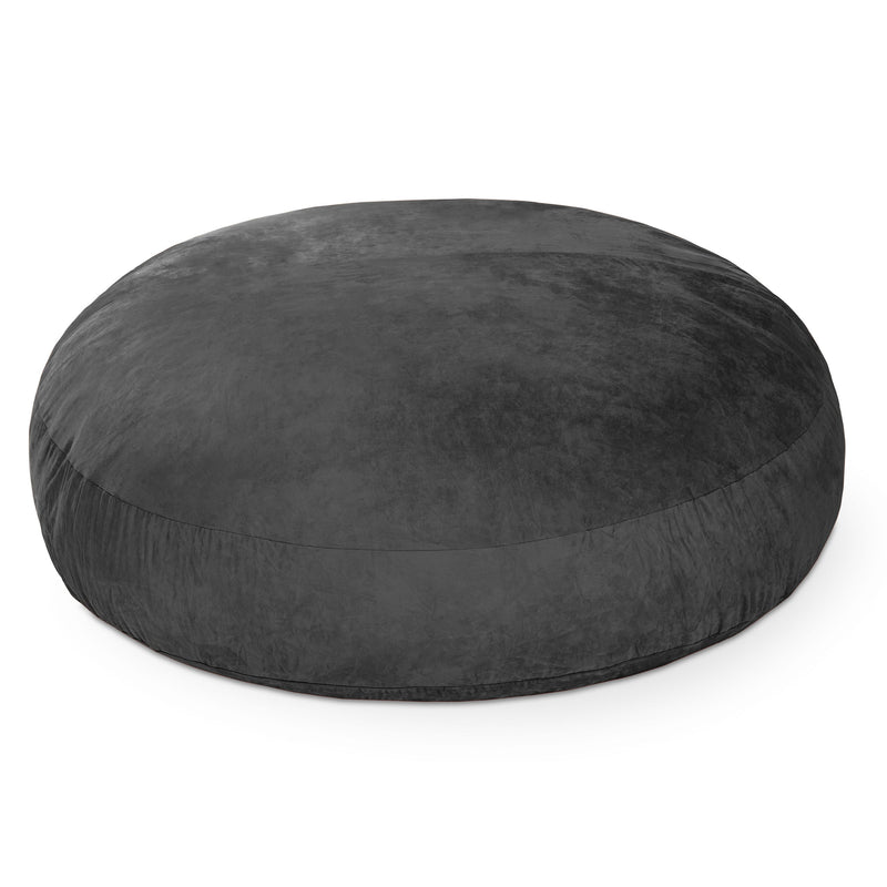 Cocoon 6 bean bag chair in Black Microsuede
