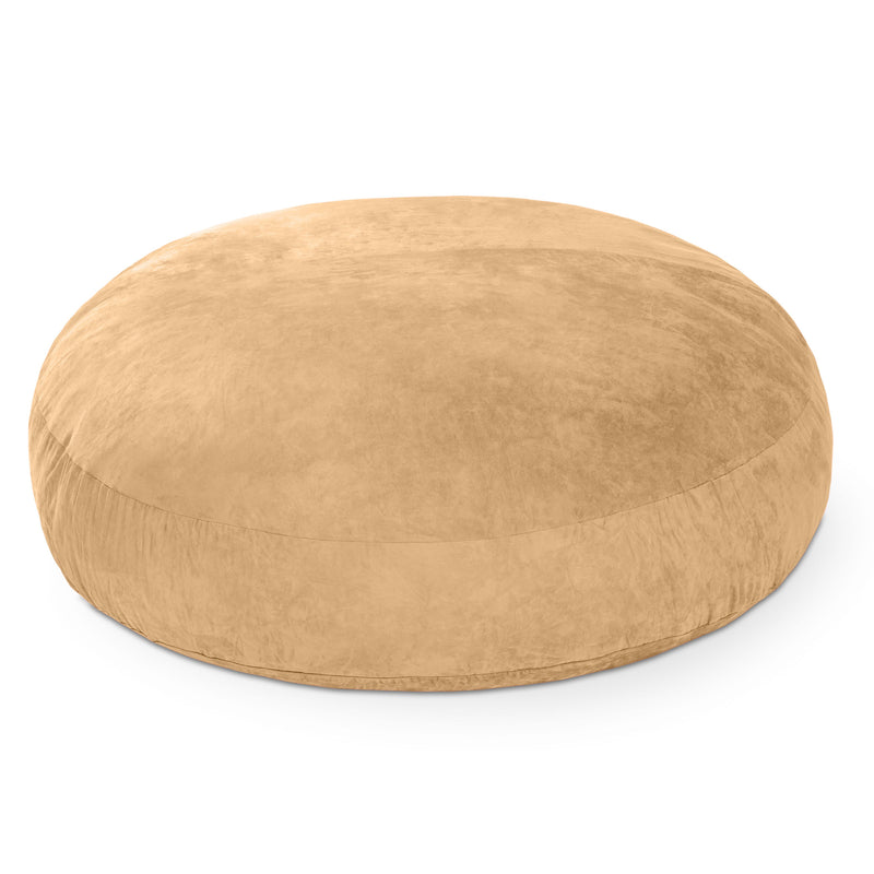 Cocoon 6 bean bag chair in Camel Microsuede