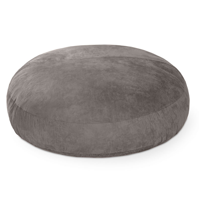 Cocoon 6 bean bag chair in Dark Gray Microsuede