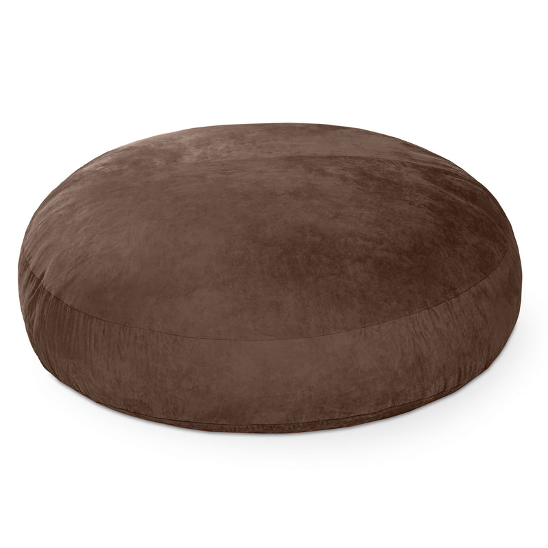 Cocoon 6 bean bag chair in Chocolate Microsuede