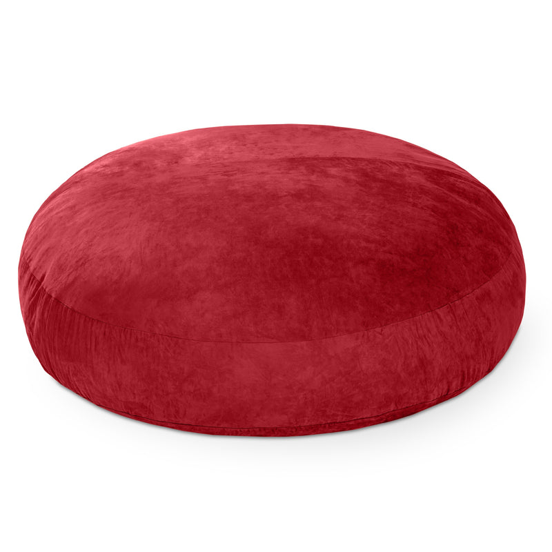 Cocoon 6 bean bag chair in Red Microsuede