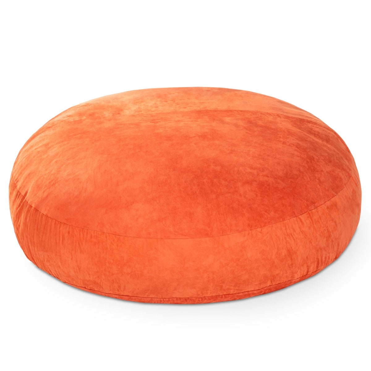 Cocoon 6 bean bag chair in Orange Microsuede