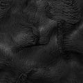 Cosmic Black Faux Fur fabric swatch