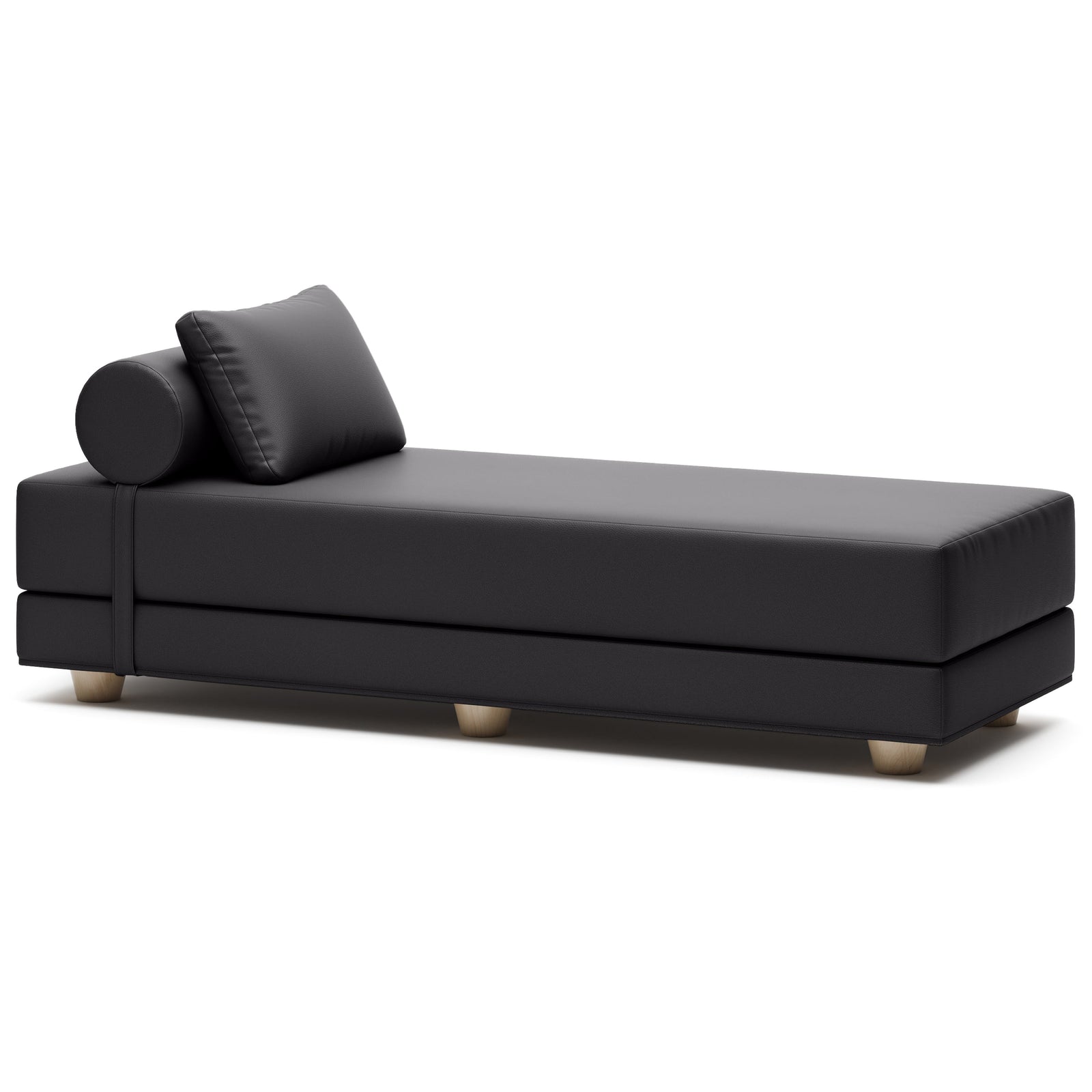 Alon in Black Ultraleather