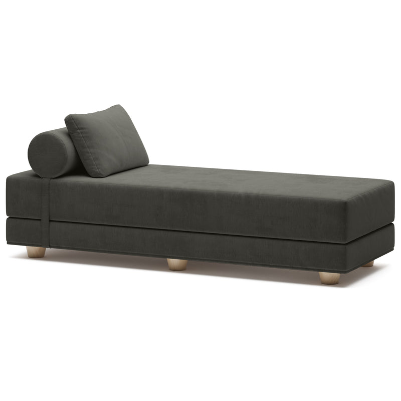 Alon in Dark Gray Microvelvet