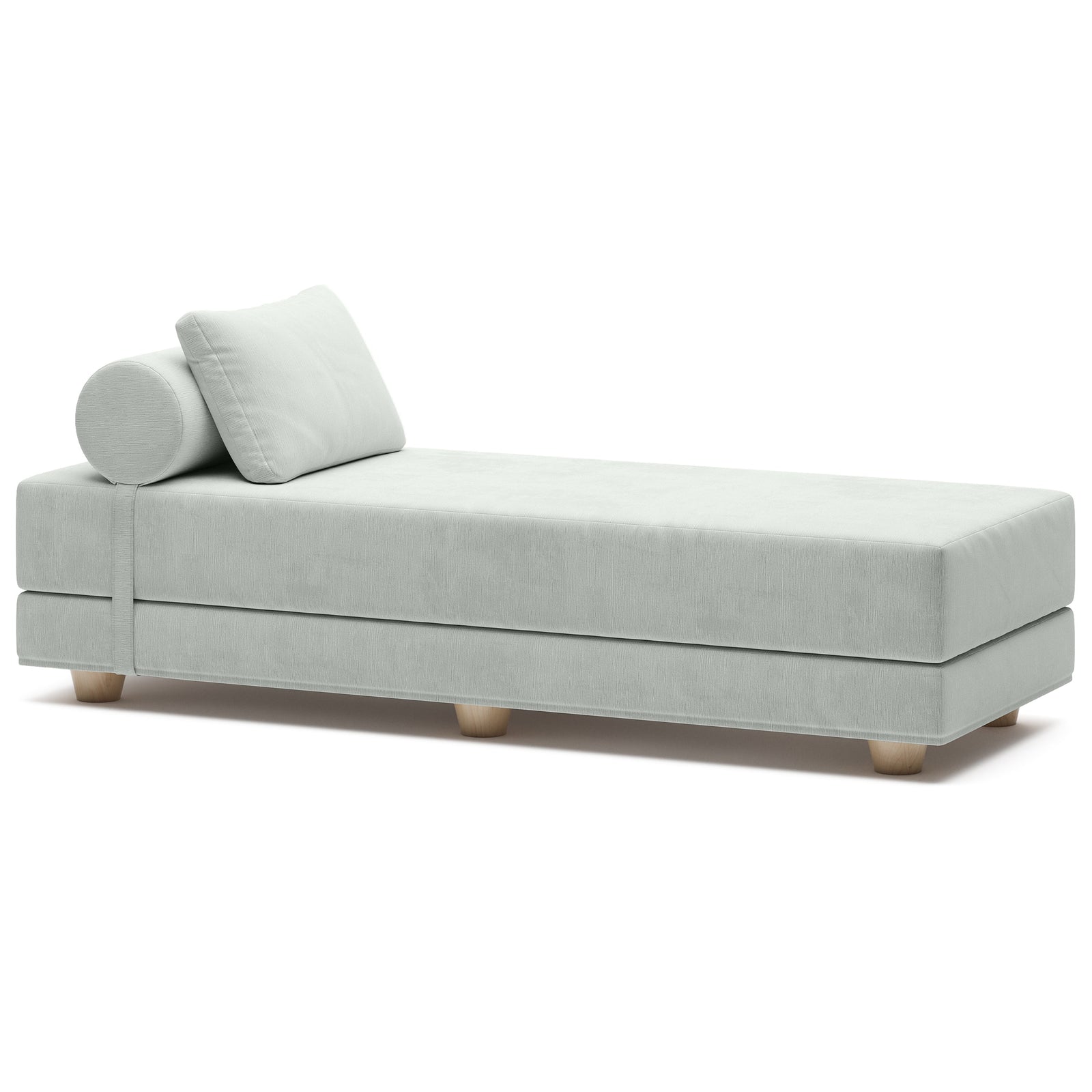 Alon in Sage Gray Microvelvet