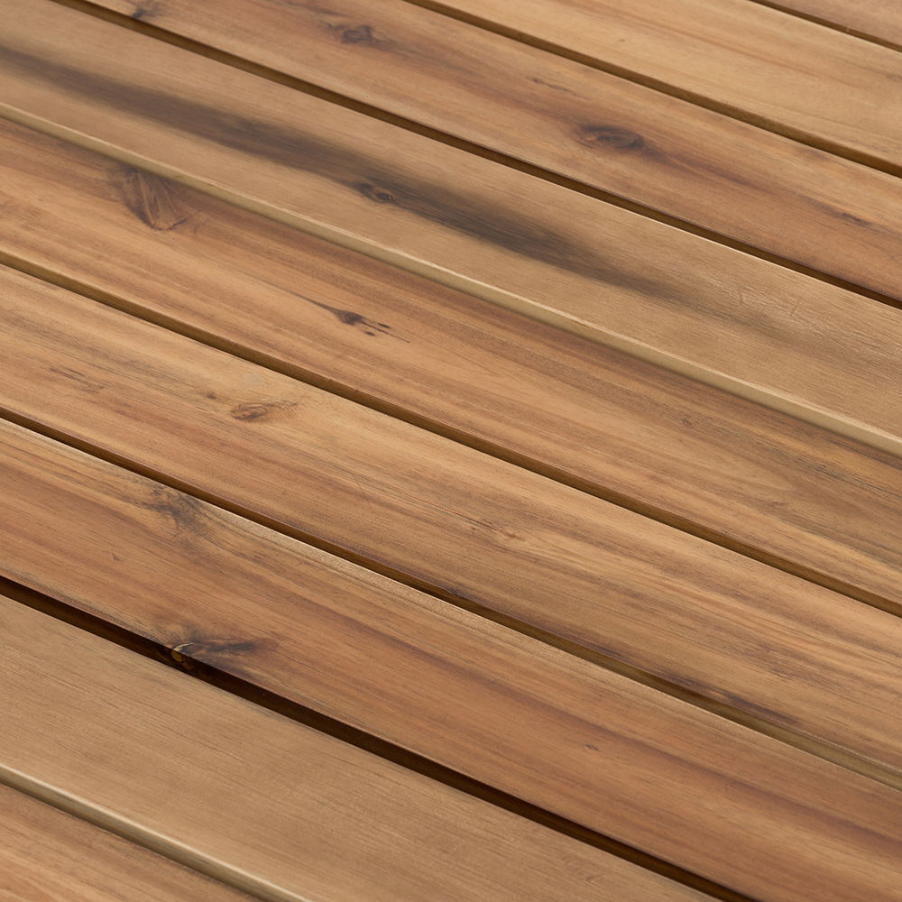 Acacia wood grain, close-up