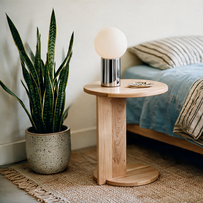 Natural Echo Side Table as a nightstand