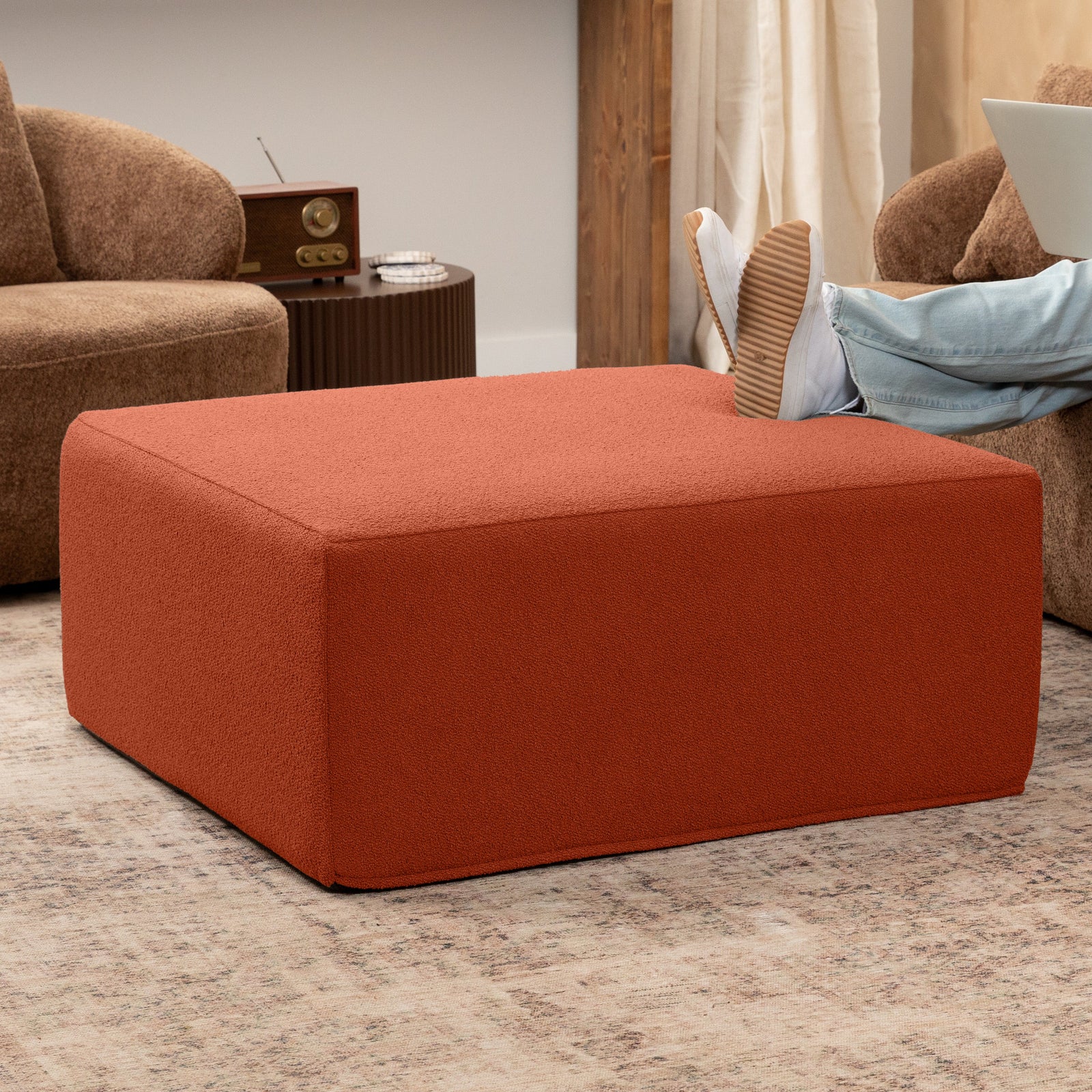 Fairlie in Terra Cotta Boucle
