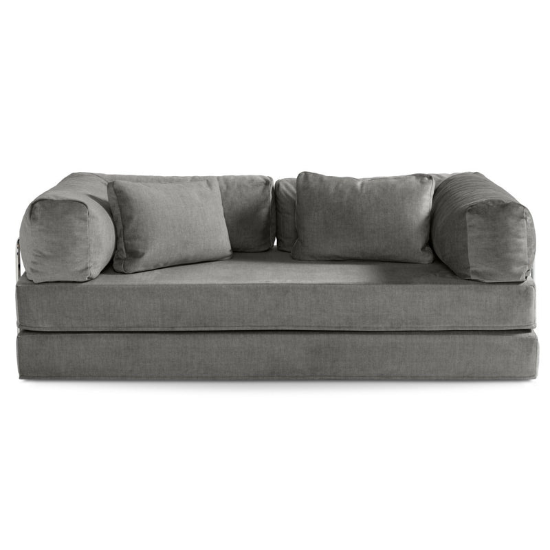 Unsofa® in Elephant Gray FibreGuard Indulge Microvelvet