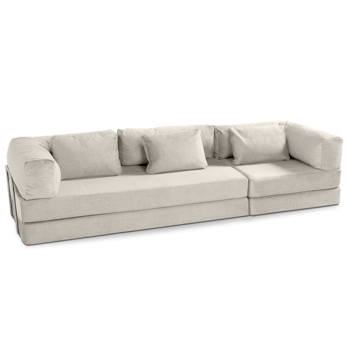 Unsofa® in Ivory FibreGuard Indulge Microvelvet