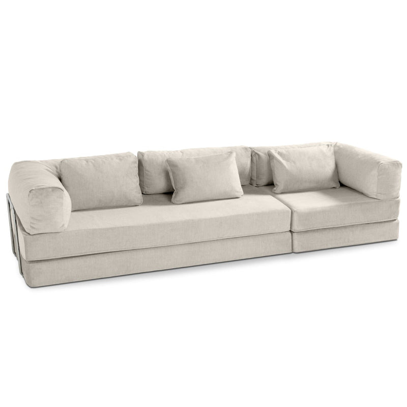 Unsofa® in Ivory FibreGuard Indulge Microvelvet