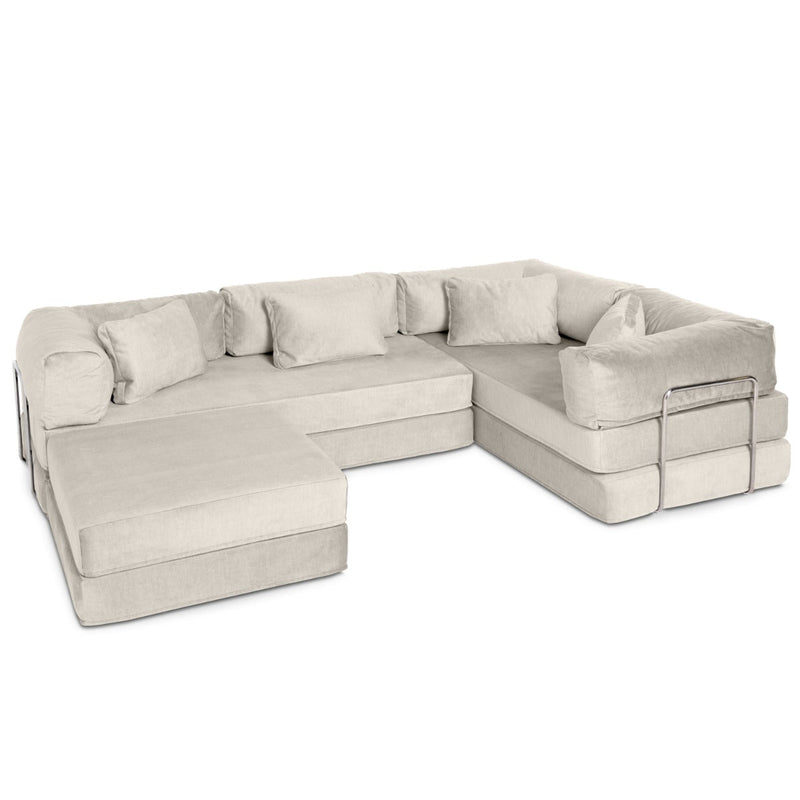 Unsofa® in Ivory FibreGuard Indulge Microvelvet