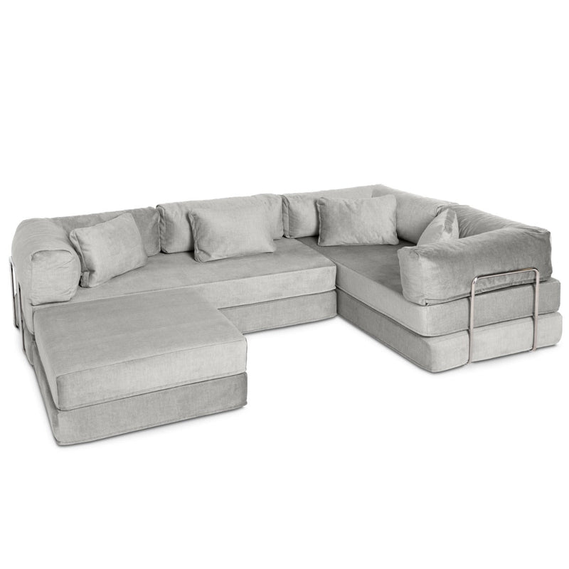 Unsofa® in Mouse FibreGuard Indulge Microvelvet