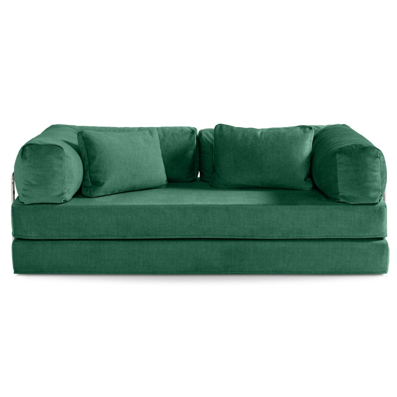 Unsofa® in Peacock Green FibreGuard Indulge Microvelvet