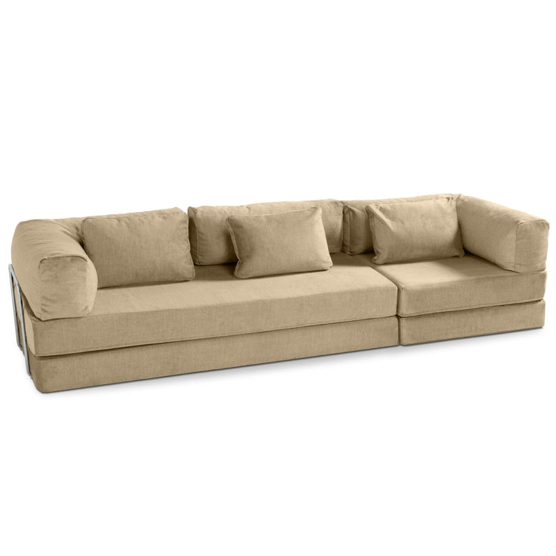 Unsofa® in Sand FibreGuard Indulge Microvelvet