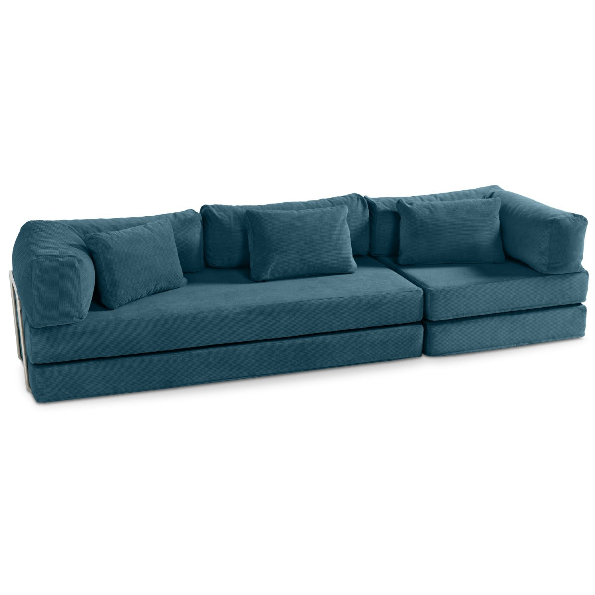 Unsofa® in Aqua FibreGuard Pindrive Microvelvet