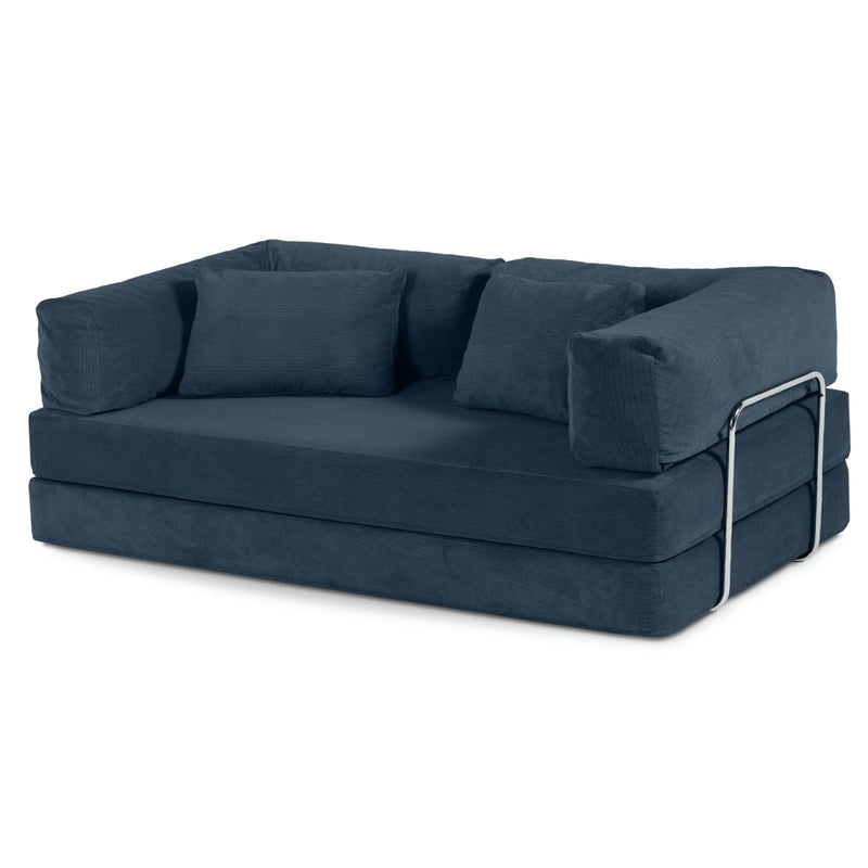 Unsofa® in Indigo FibreGuard Pindrive Microvelvet