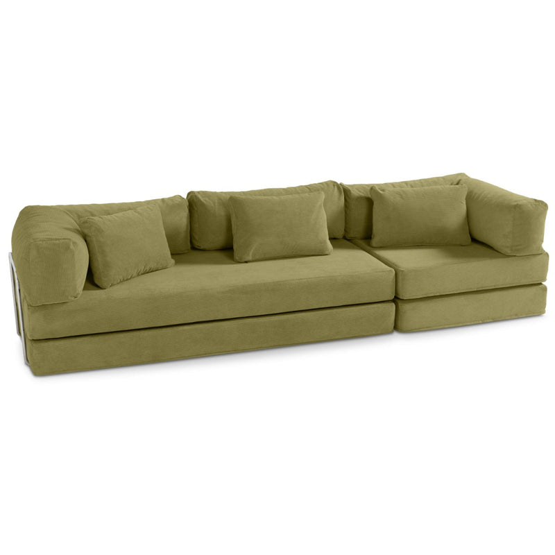 Unsofa® in Moss FibreGuard Pindrive Microvelvet