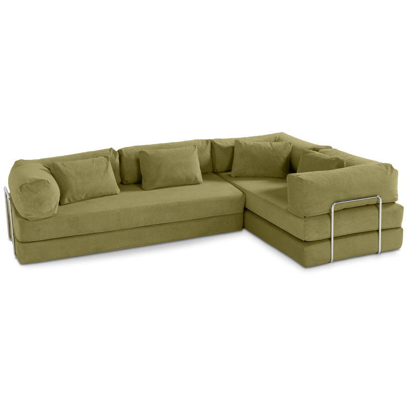Unsofa® in Moss FibreGuard Pindrive Microvelvet