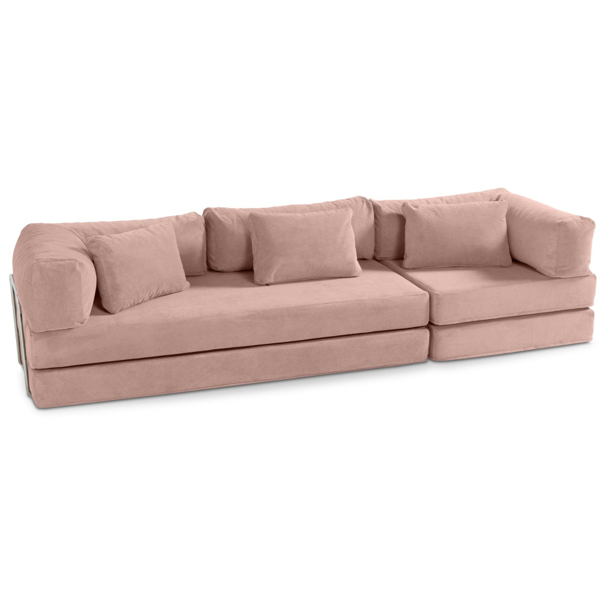 Unsofa® in Peony Pink FibreGuard Pindrive Microvelvet