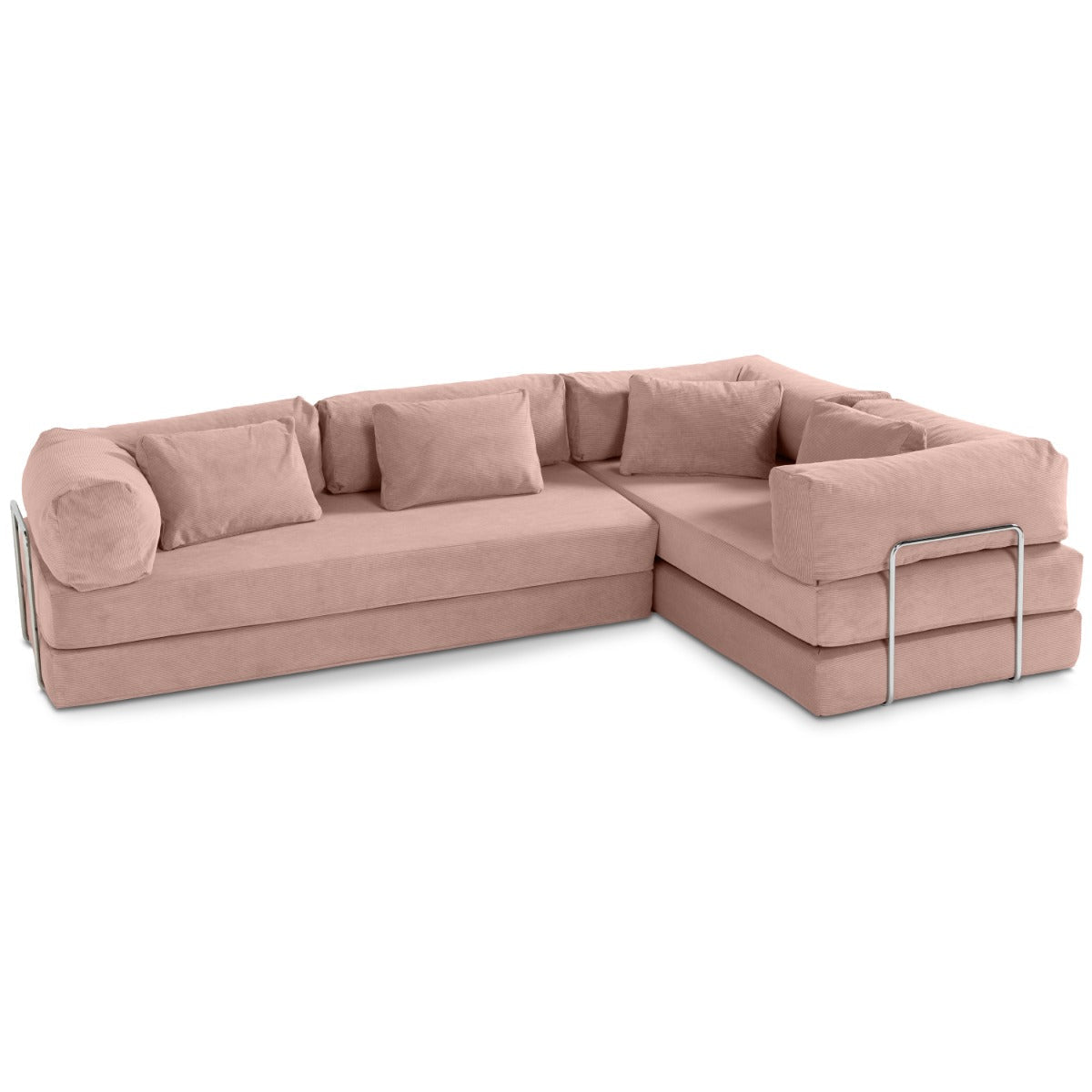 Unsofa® in Peony Pink FibreGuard Pindrive Microvelvet