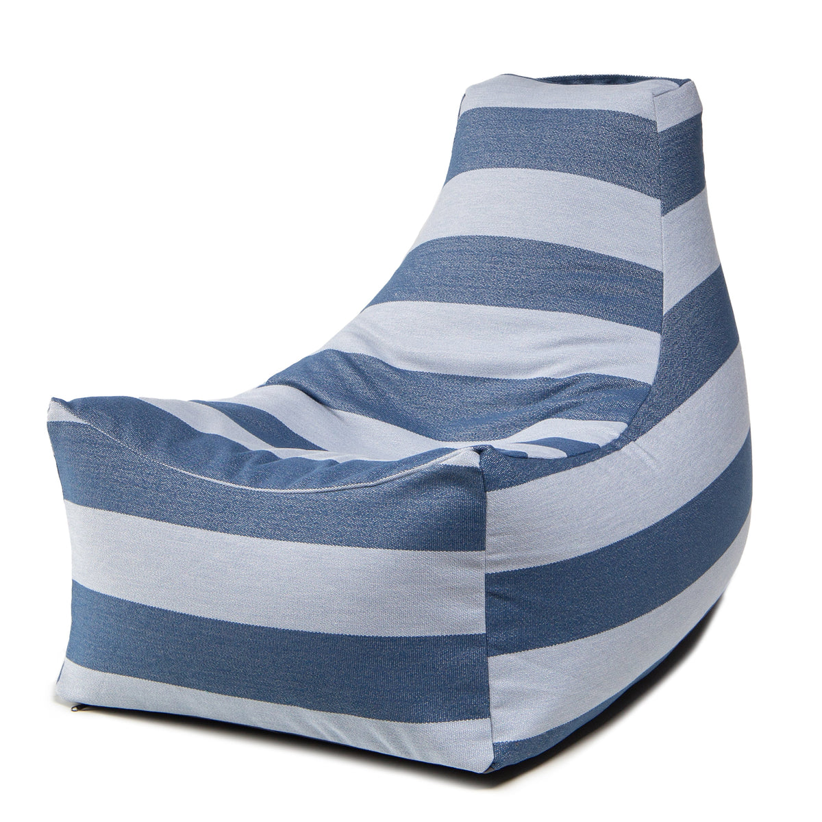 Juniper Outdoor in Blue Stripes Patterned Outdoor Fabric