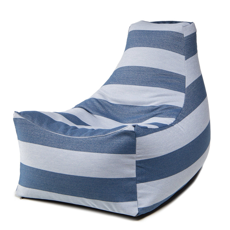 Juniper Outdoor in Blue Stripes Patterned Outdoor Fabric