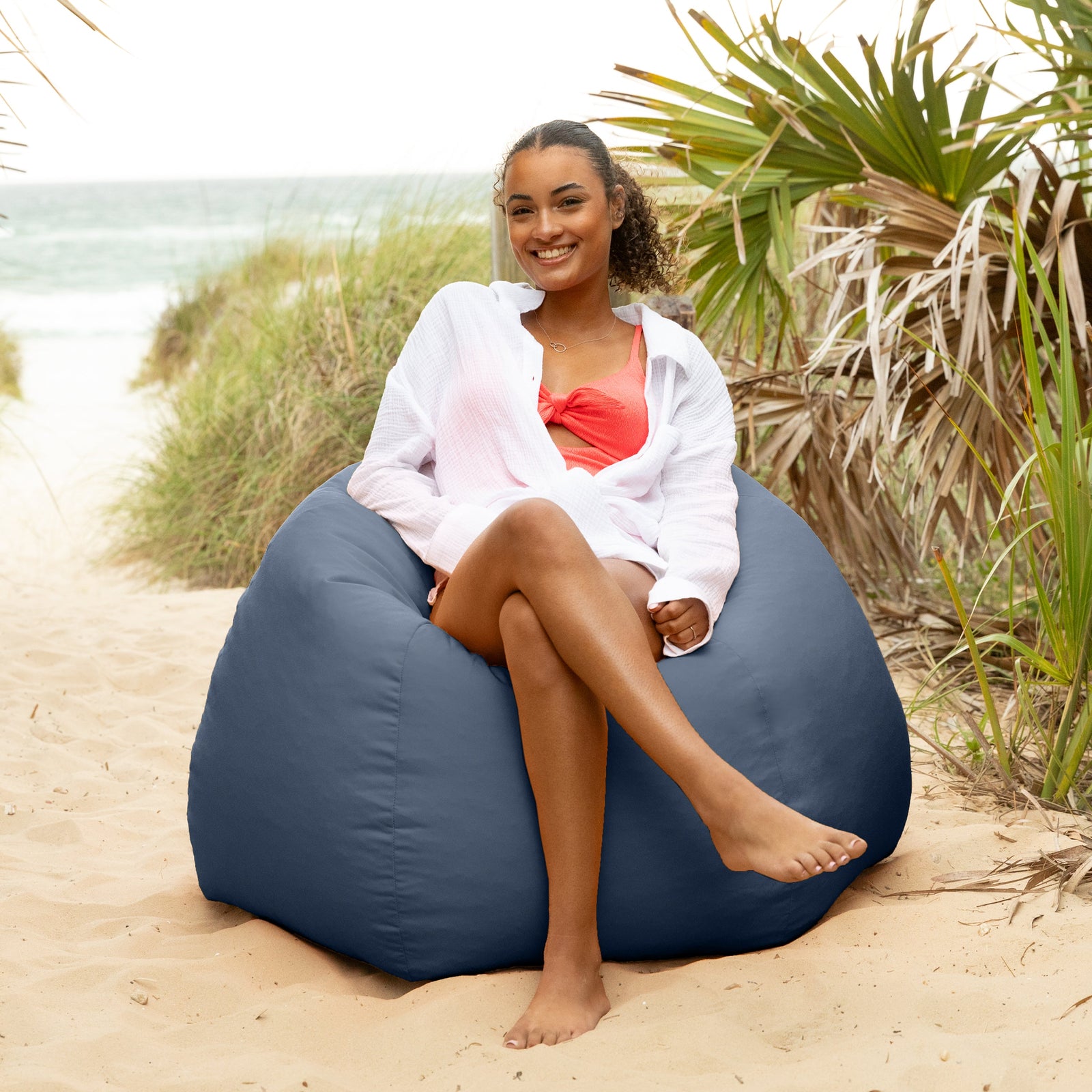 Kiss Outdoor in Navy Sunbrella