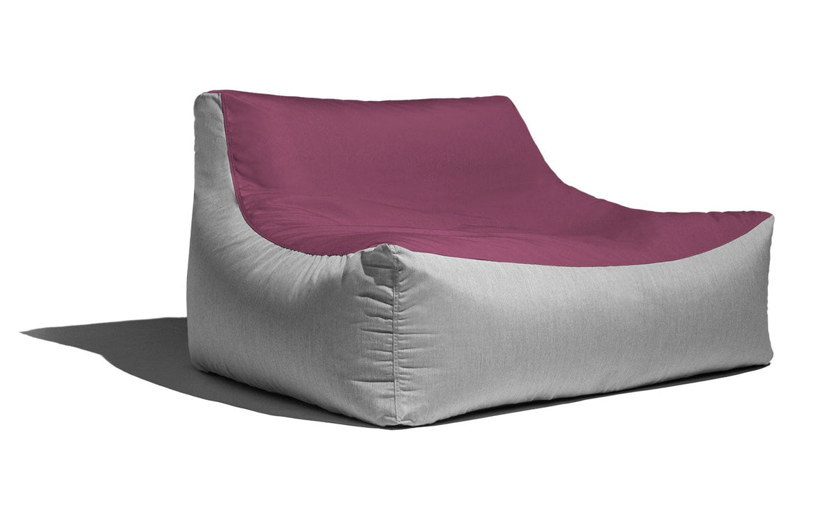 Lavista Outdoor Loveseat in Sunbrella Two Tone Iris