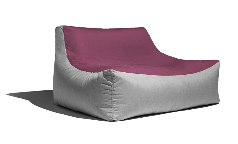 Lavista Outdoor Loveseat in Sunbrella Two Tone Iris