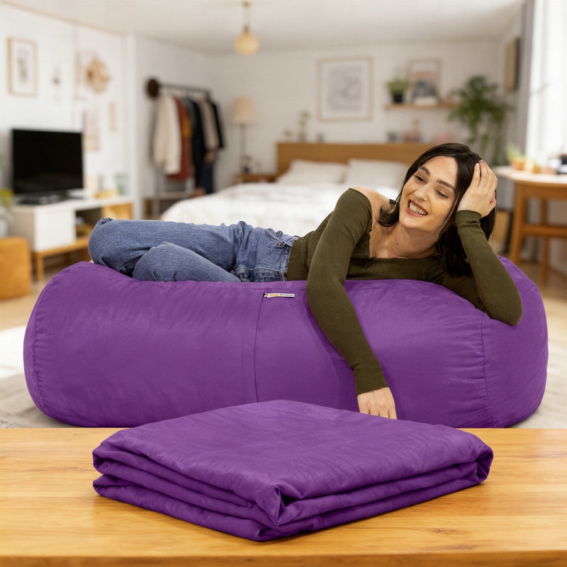 Lounger 4 Refresh™ in Purple Microsuede