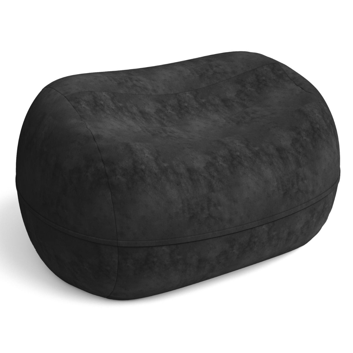 Lounger 6 in Black Microsuede