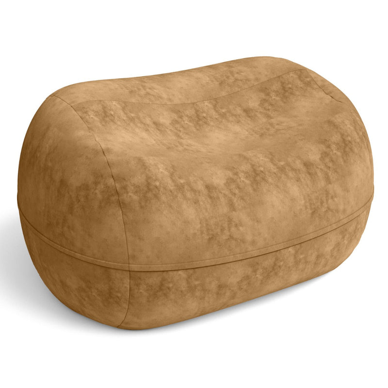 Lounger 6 in Camel Microsuede