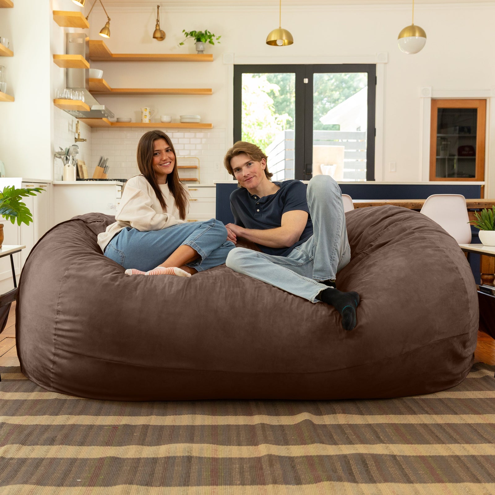 Lounger 7 in Chocolate Microsuede