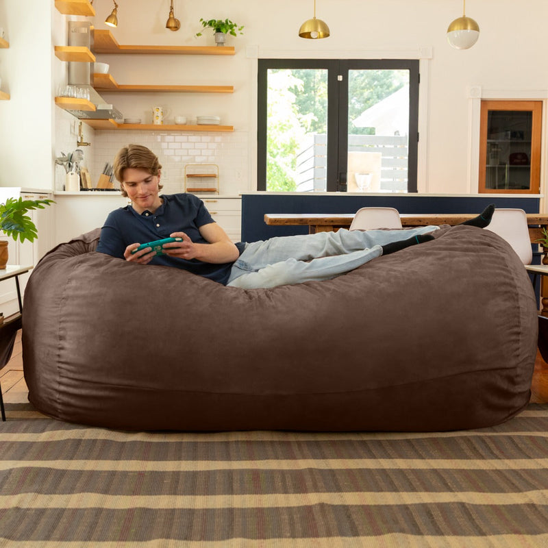 Lounger 7 in Chocolate Microsuede