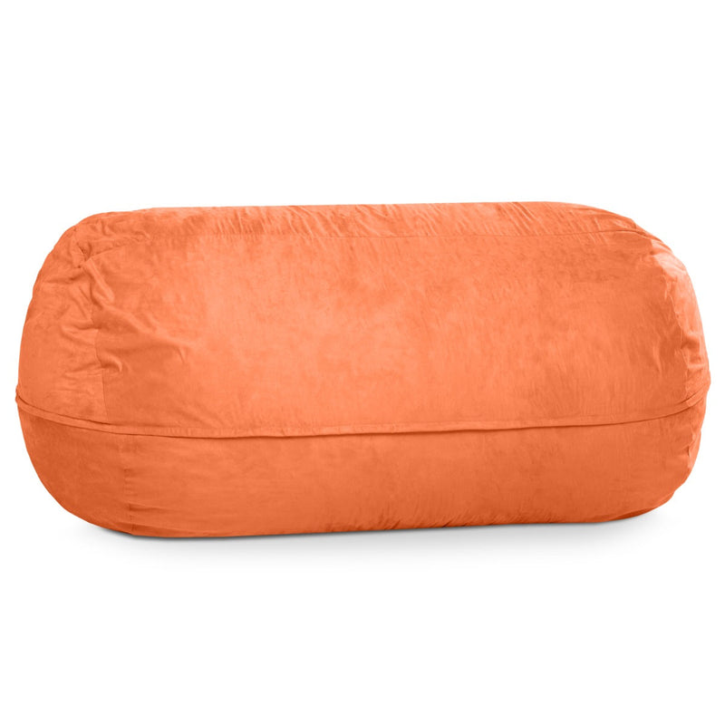 Lounger 7 in Orange Microsuede