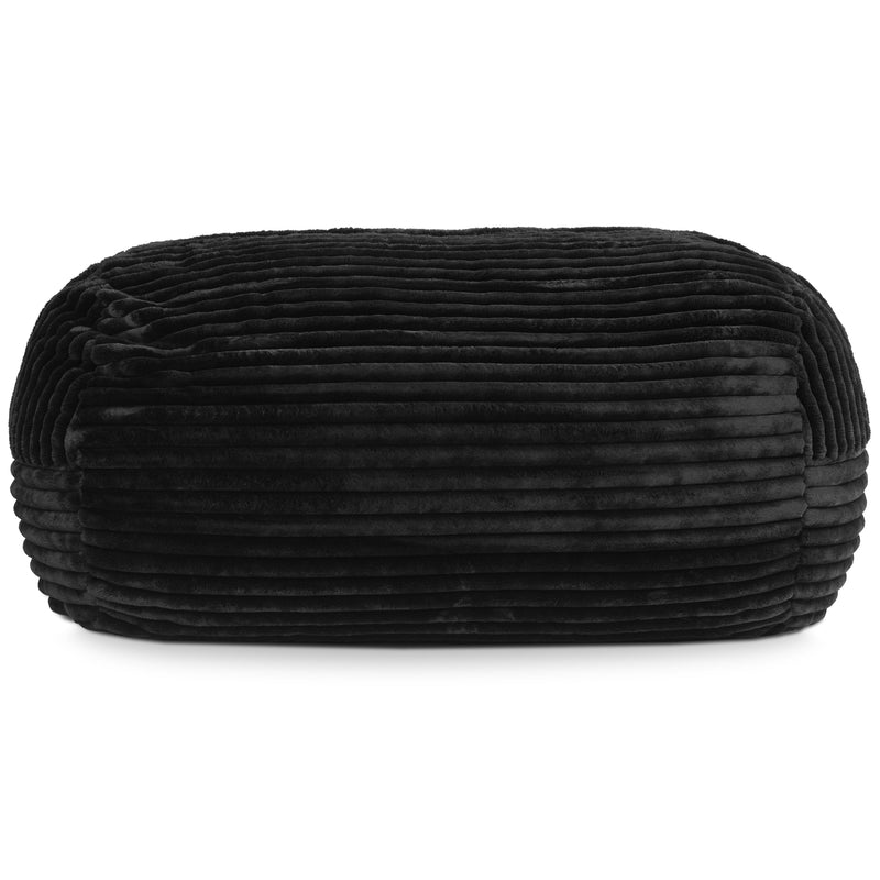Lounger 7 in Black Microsuede