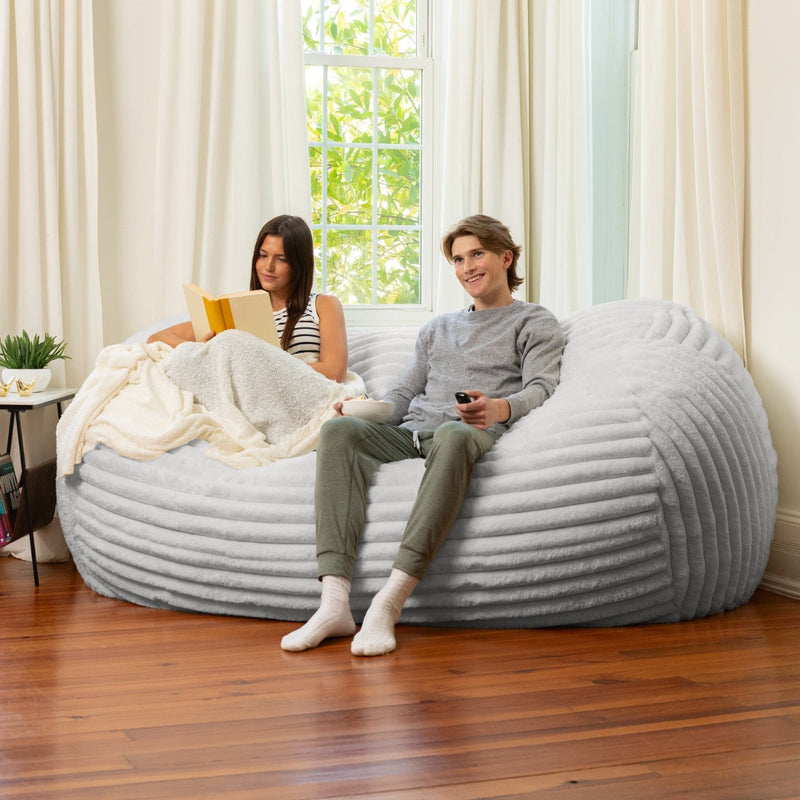 Lounger 7 in Dark Gray Microsuede
