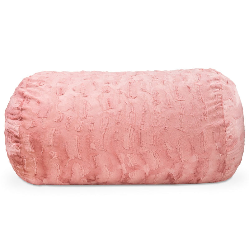 Lounger 4 in Rose Pink Faux Fur