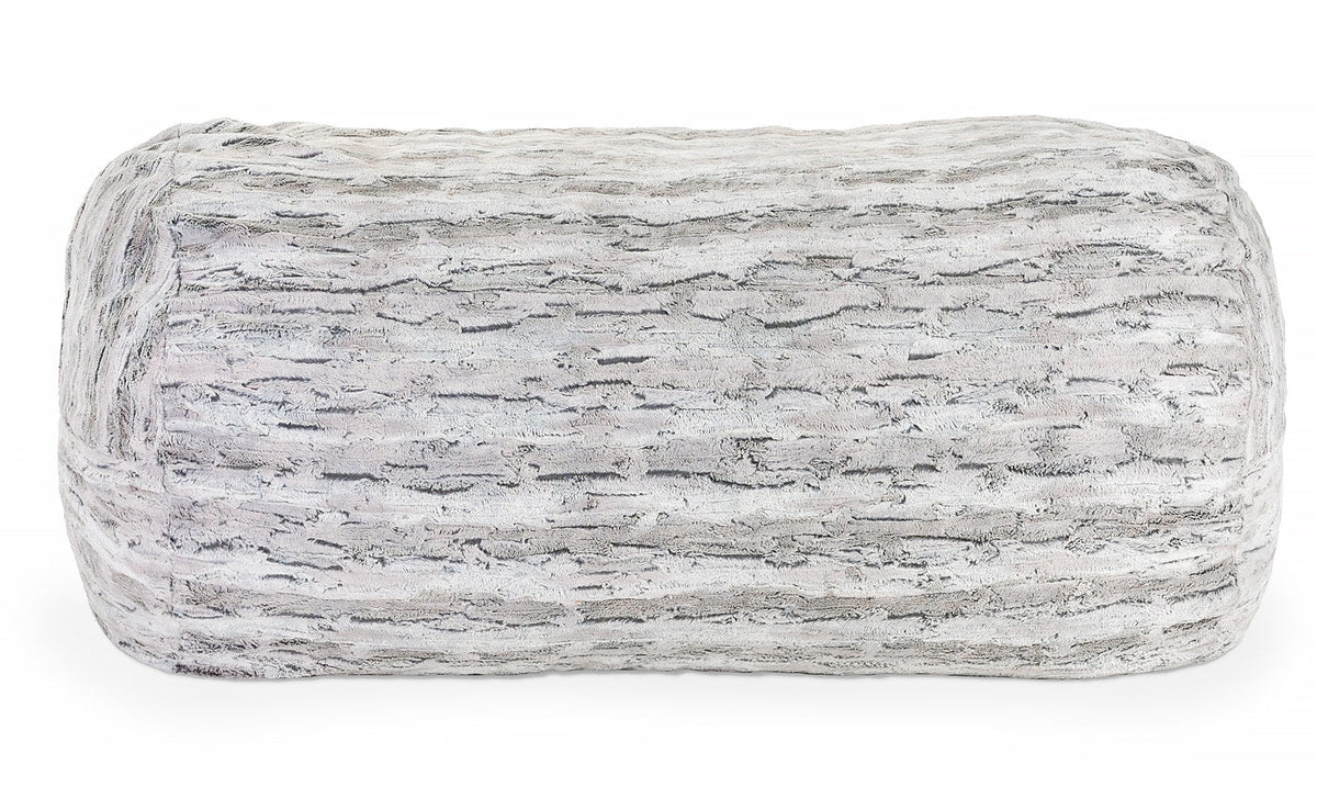 Lounger 7 in Silver Fox Faux Fur