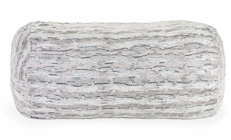 Lounger 7 in Silver Fox Faux Fur