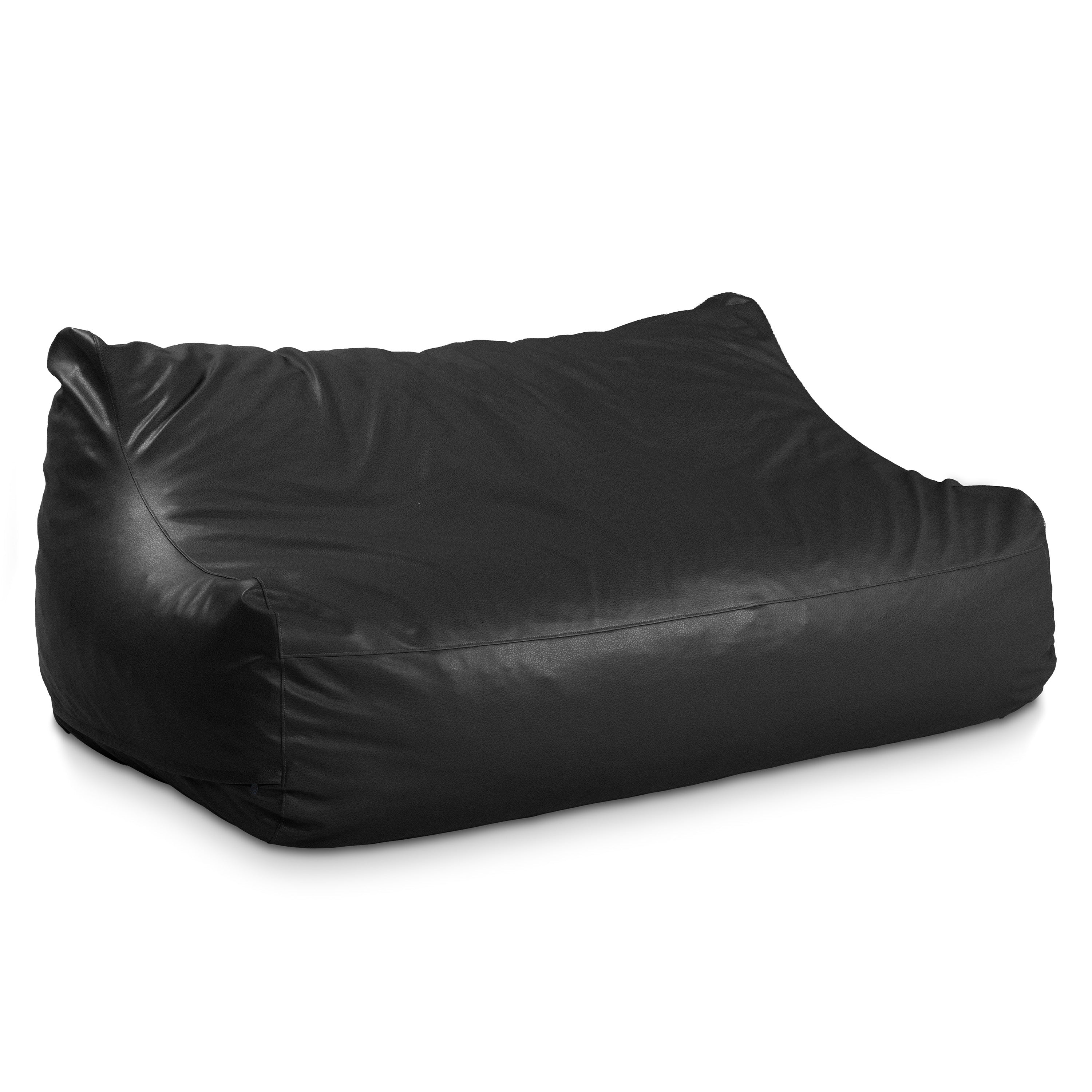 Lozia Faux Leather Loveseat - Modern Lounge Seating – Jaxx Living