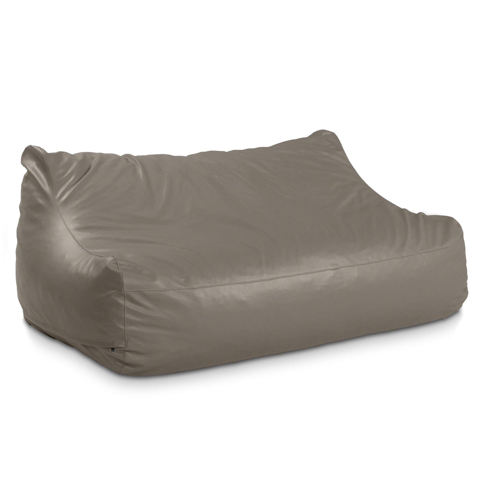 Lozia in Gray Cobblestone Faux Leather
