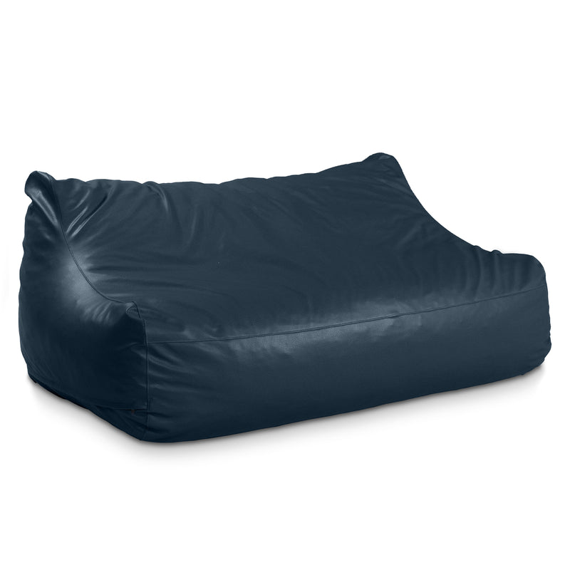 Lozia in Blue Cobblestone Faux Leather