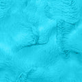 Maui Aqua Faux Fur fabric swatch