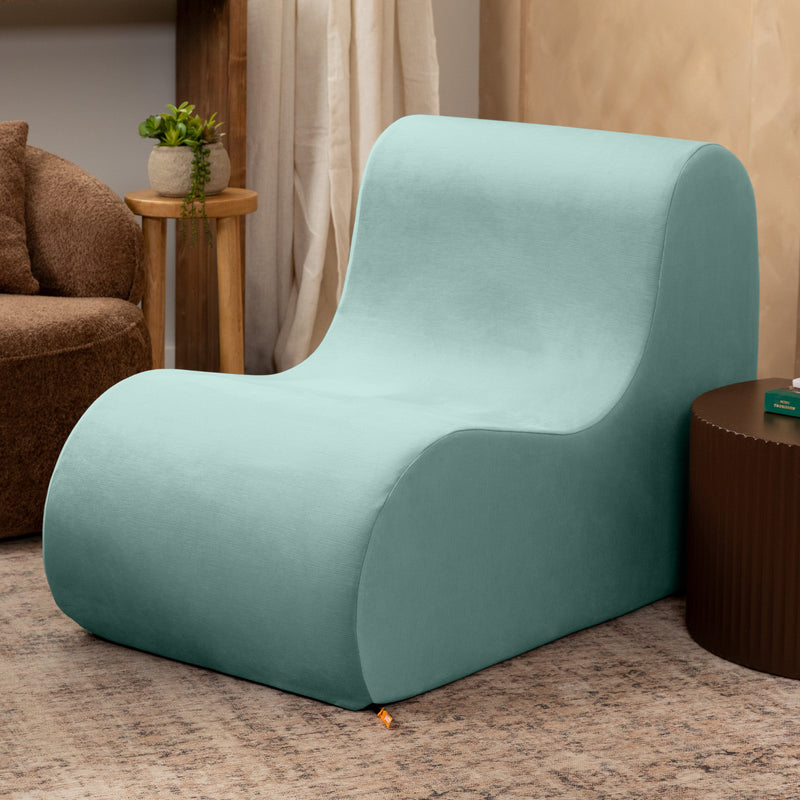 Uptown in Seafoam Green Microvelvet